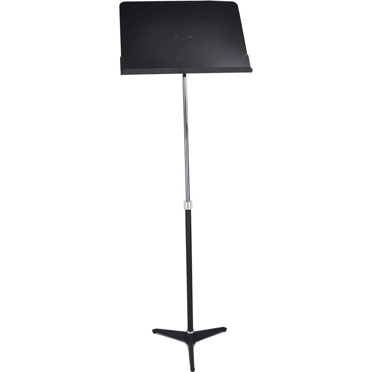 Cosmo M・S Techno Fixed Leg Music Stand (No Hole/Single) Black Steel F60CPS