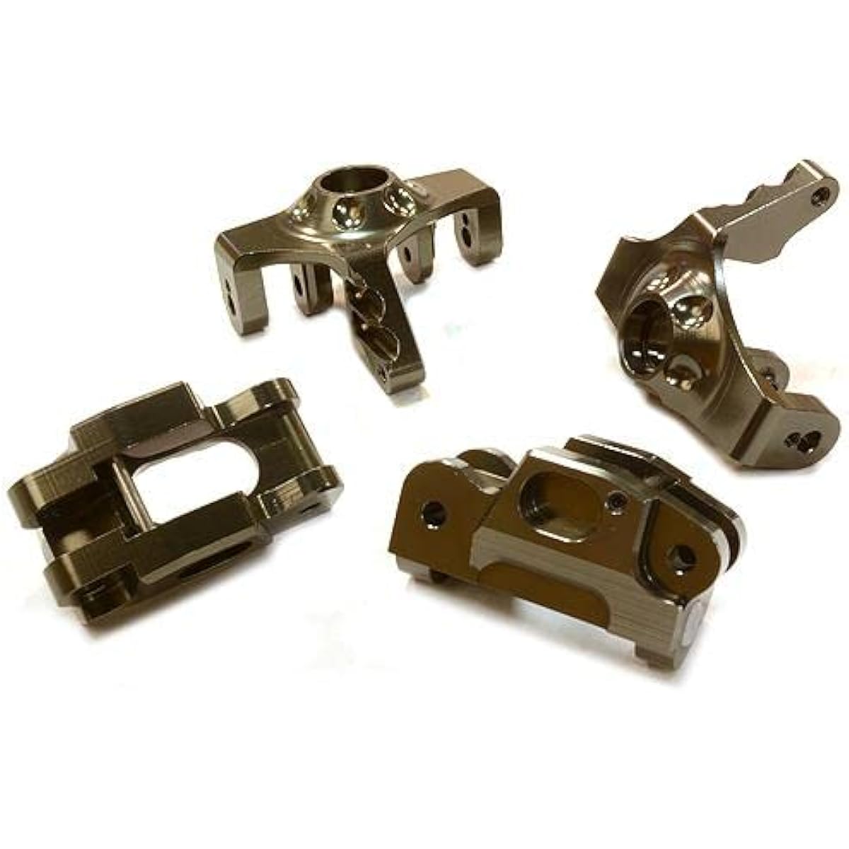 RC Model CNC Machined Steering Knuckle & Caster Block Set for HPI 1/12 Savage XS Flux