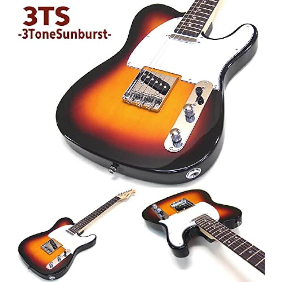Electric guitar beginner set Telecaster type mini amplifier 9-piece set Legend LTE-Z 3TS/R [98765]