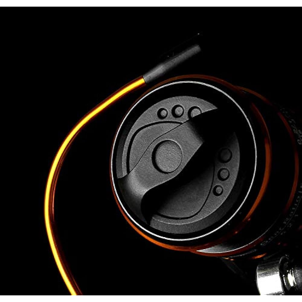 VISPREA Spinning Reel No. 500 Fishing Reel Reel Lightweight Maximum Drag Force 5kg Handling Easy to cast long distances Saltwater Freshwater Left and Right Interchangeable Handle Gear Ratio: 5.2:1 YU61