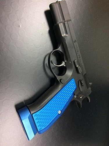Cz75 CBB exclusive CNC aluminum grip panel -Type B [Capsule pattern] Blue