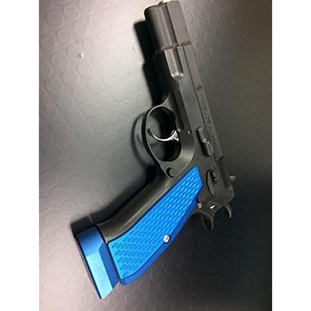 Cz75 CBB exclusive CNC aluminum grip panel -Type B [Capsule pattern] Blue