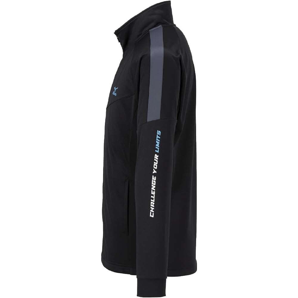Mizuno K2JCA556 Men's Training Wear, Brushed Lining Jersey Jacket