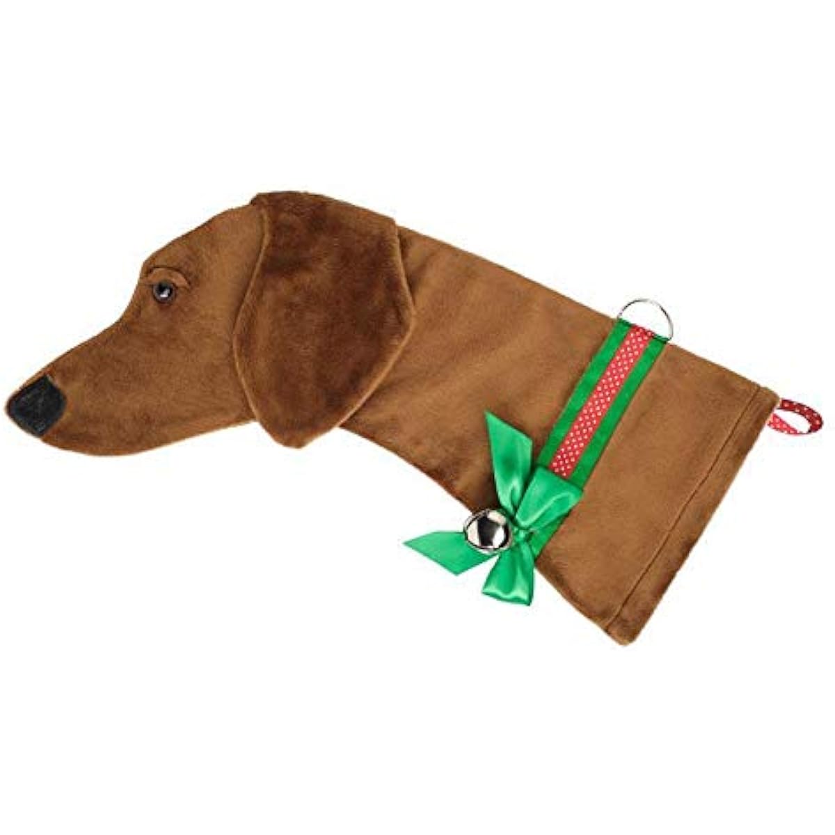 Pronk! Hearth Hounds - Dachshund (Tan) - Realistic Dog Socks for Holidays, Christmas and Animal Lovers Perfect Gift Bag for New Dog Owners or Dog Birthdays