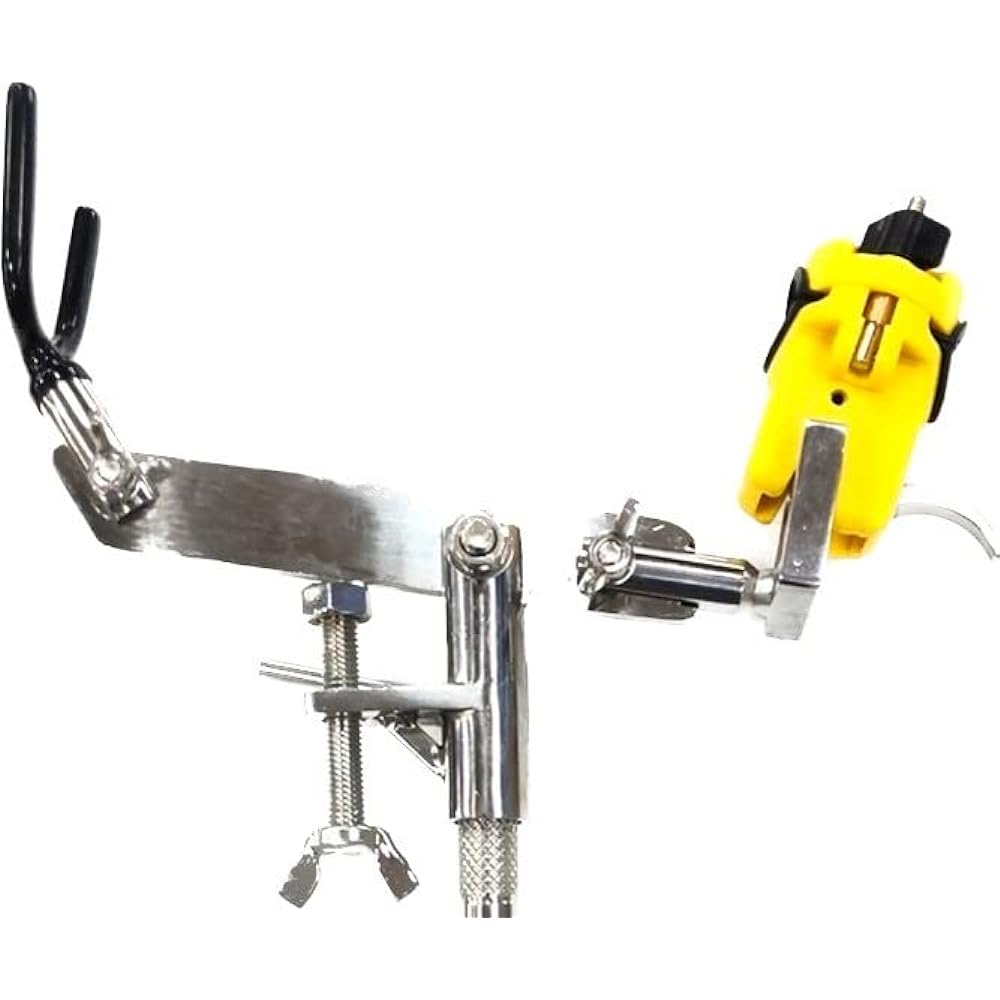 (FKS) Rod Keeper Rod Clamp Piton Keeper Piton Clamp One-Touch Detachable Trigger Type Piton Rod Holder Taman Ishidai
