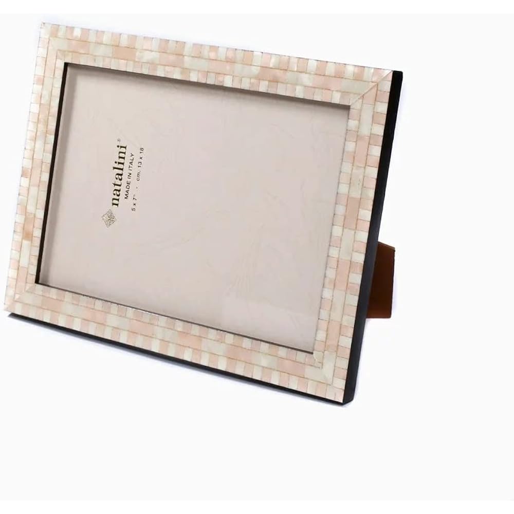 Photo Frame NATALINI Photo PHOTO Photo Frame Photo Holder Natural Material Wooden Bergamo Pink Pink Rose Color Interior