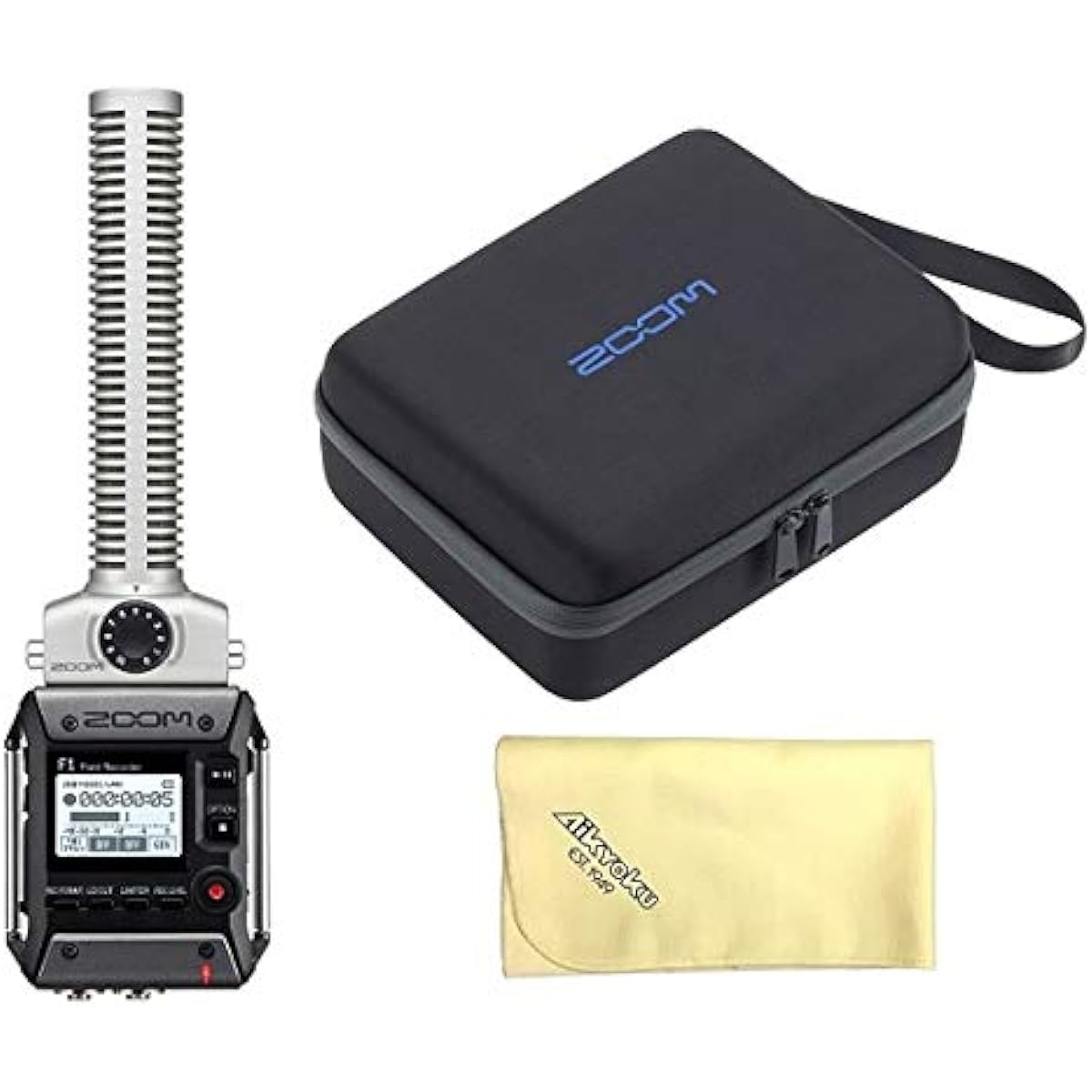 [Includes Aikyoku cloth] [Includes genuine carrying bag/CBF-1SP] ZOOM F1-SP Lightweight and compact field recorder + ultra-directional shotgun microphone
