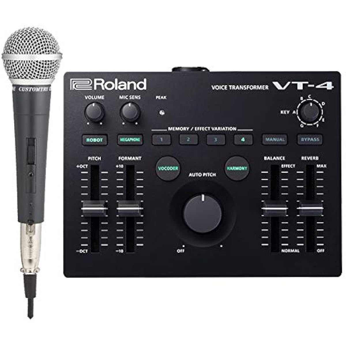 Roland AIRA VT-4 Easy Streaming Set Dynamic Microphone, Tabletop Stand Included Roland