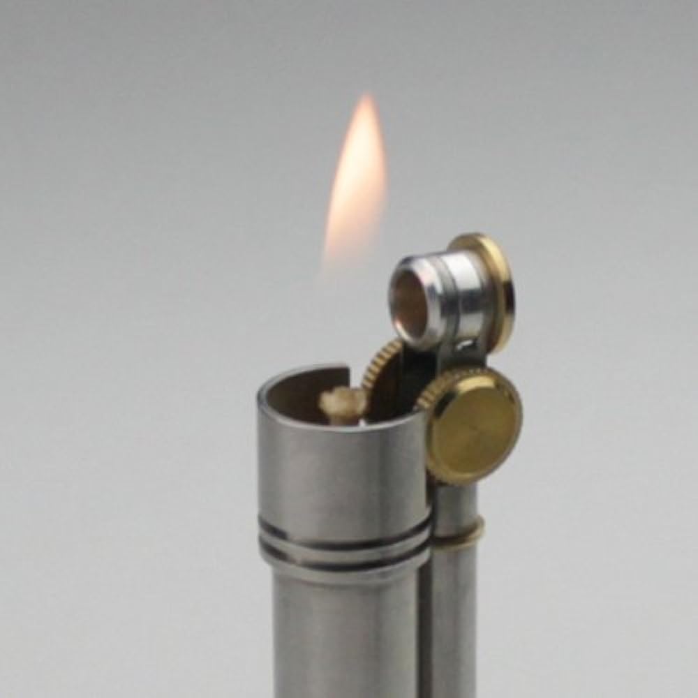 DOUGLASS Oil Lighter Field L Made in Japan Stainless Steel