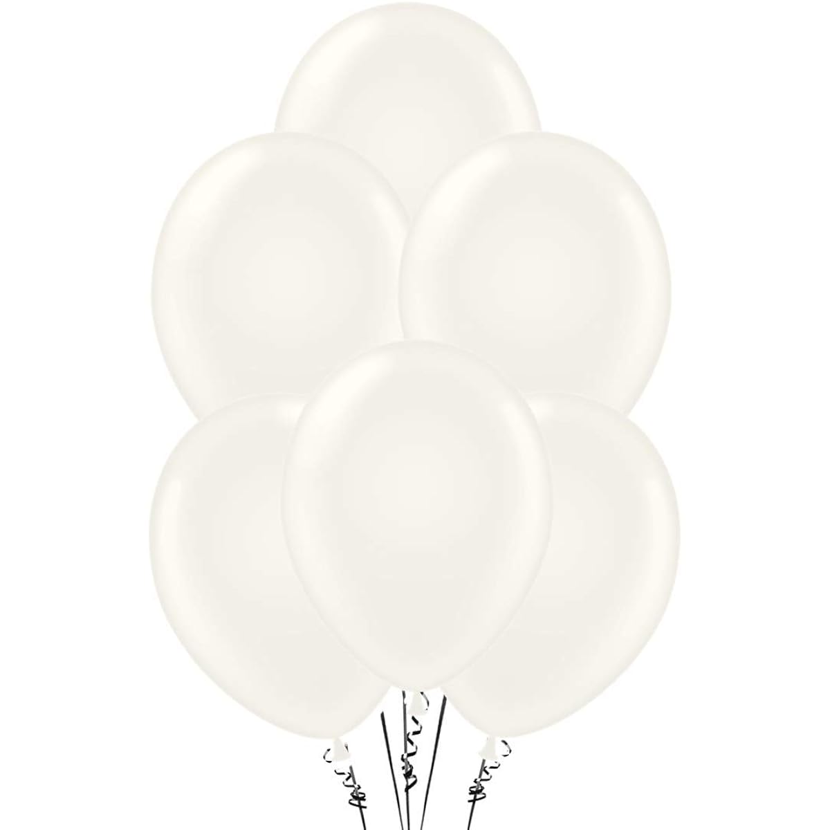 16 inch white single color round balloon 50 pieces/bag Qualatex single color round balloon