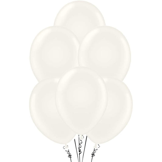 16 inch white single color round balloon 50 pieces/bag Qualatex single color round balloon