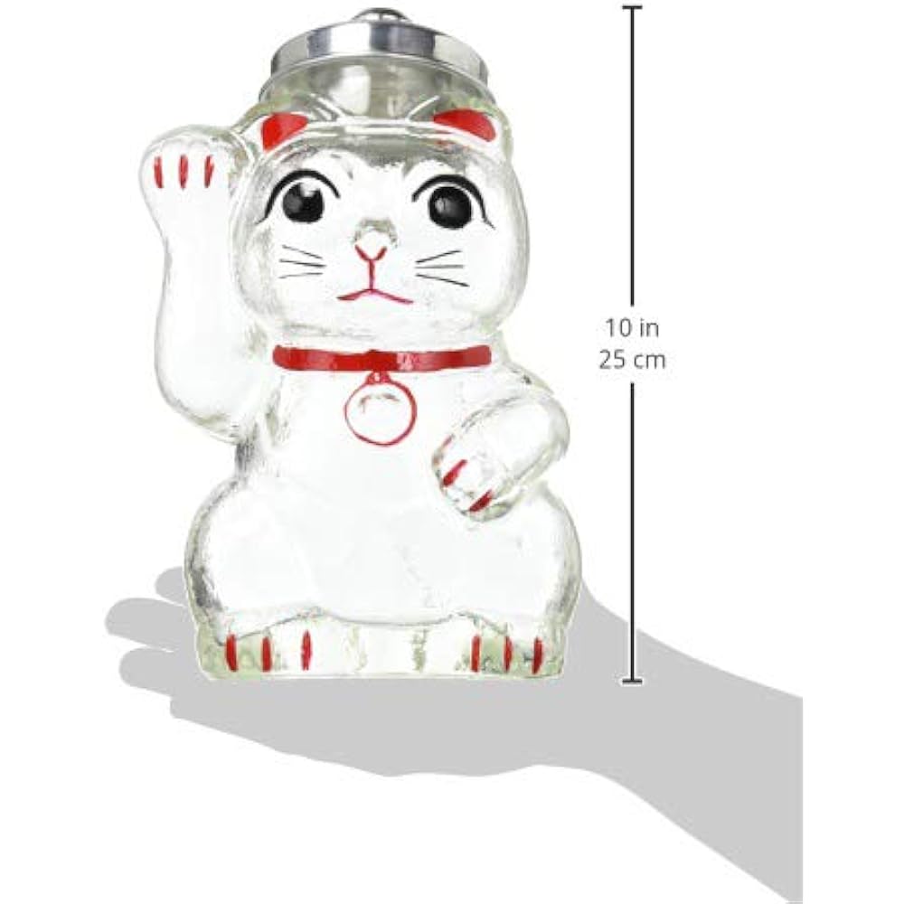 Hirota Glass Lucky Cat Candy Bin SM-2