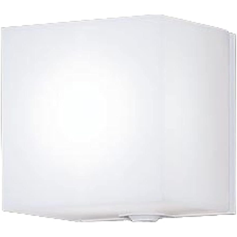Panasonic Wall Mounted LED Daylight White Porch Light Diffusion Type Rainproof/FreePa Welcome/Brightness Sensor Included/Step Dimming Energy Saving Type 60 Type White LGWC80380LE1