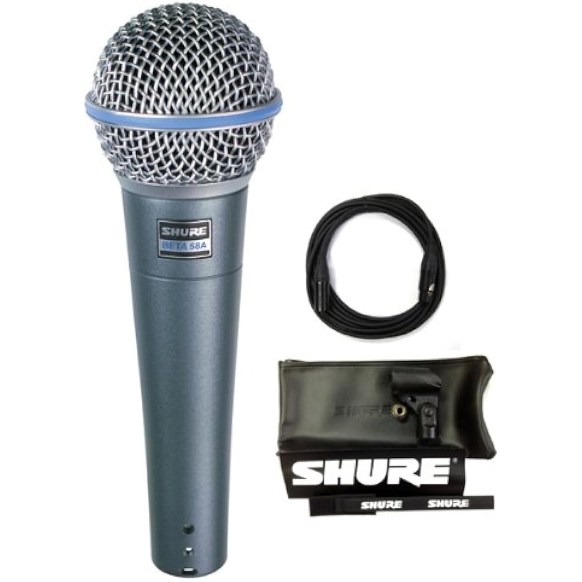[7-piece set with CANARE microphone cable] SHURE Beta 58A vocal microphone