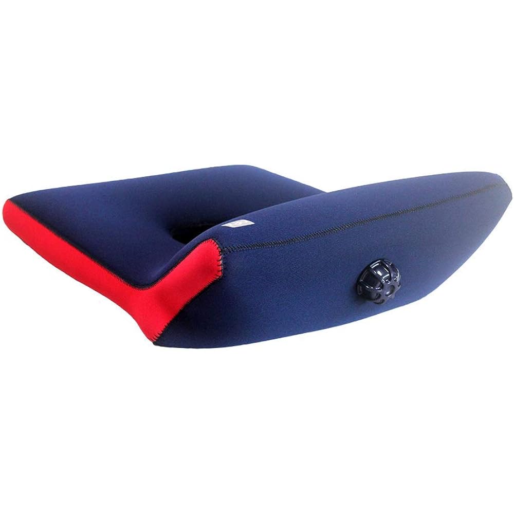 Klotz Soft Hot Water Bottle Sitting Button Type (With Stand Up) Navy x Red