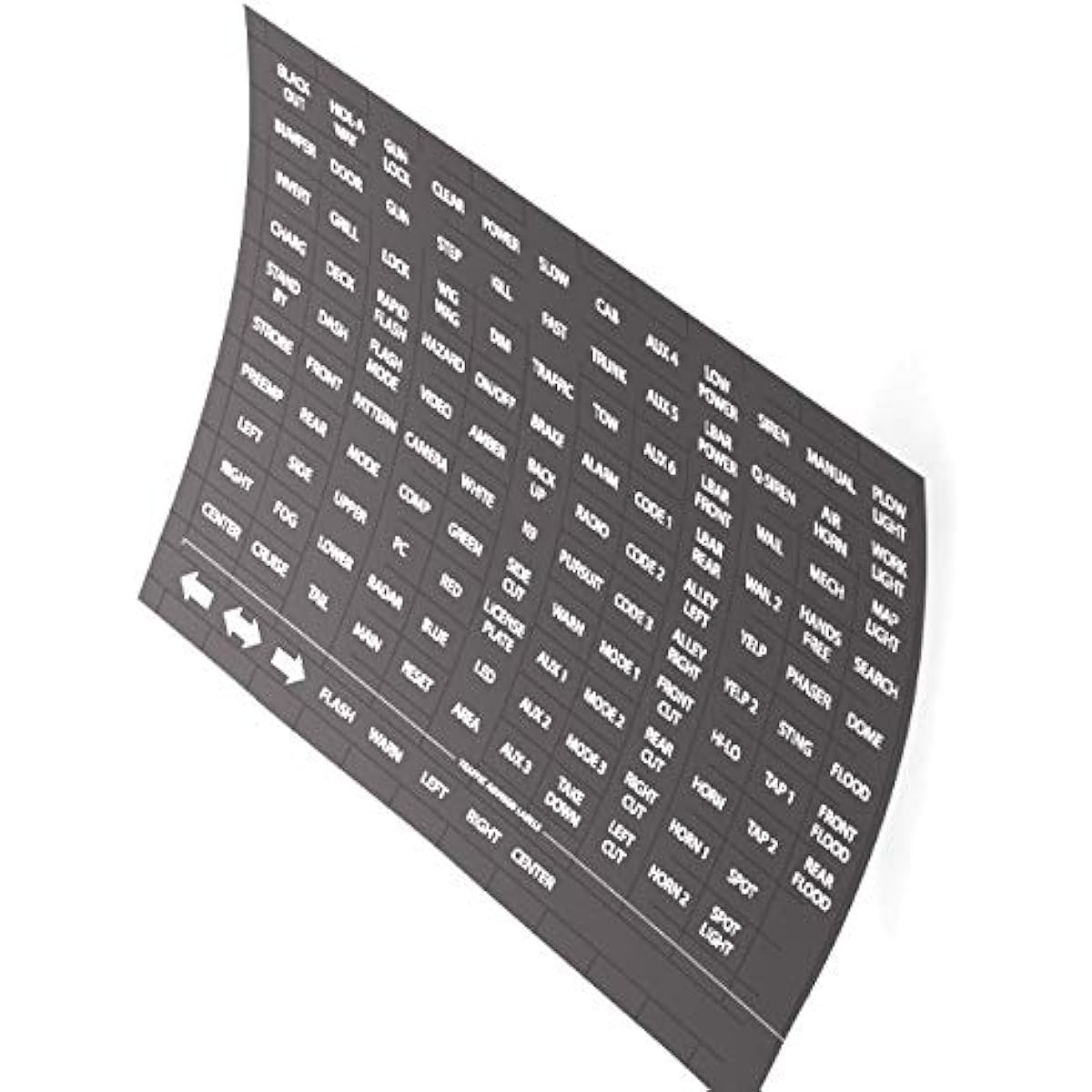 Feniex Official Replacement Legend Sticker | 4200 Mini and Typhoon