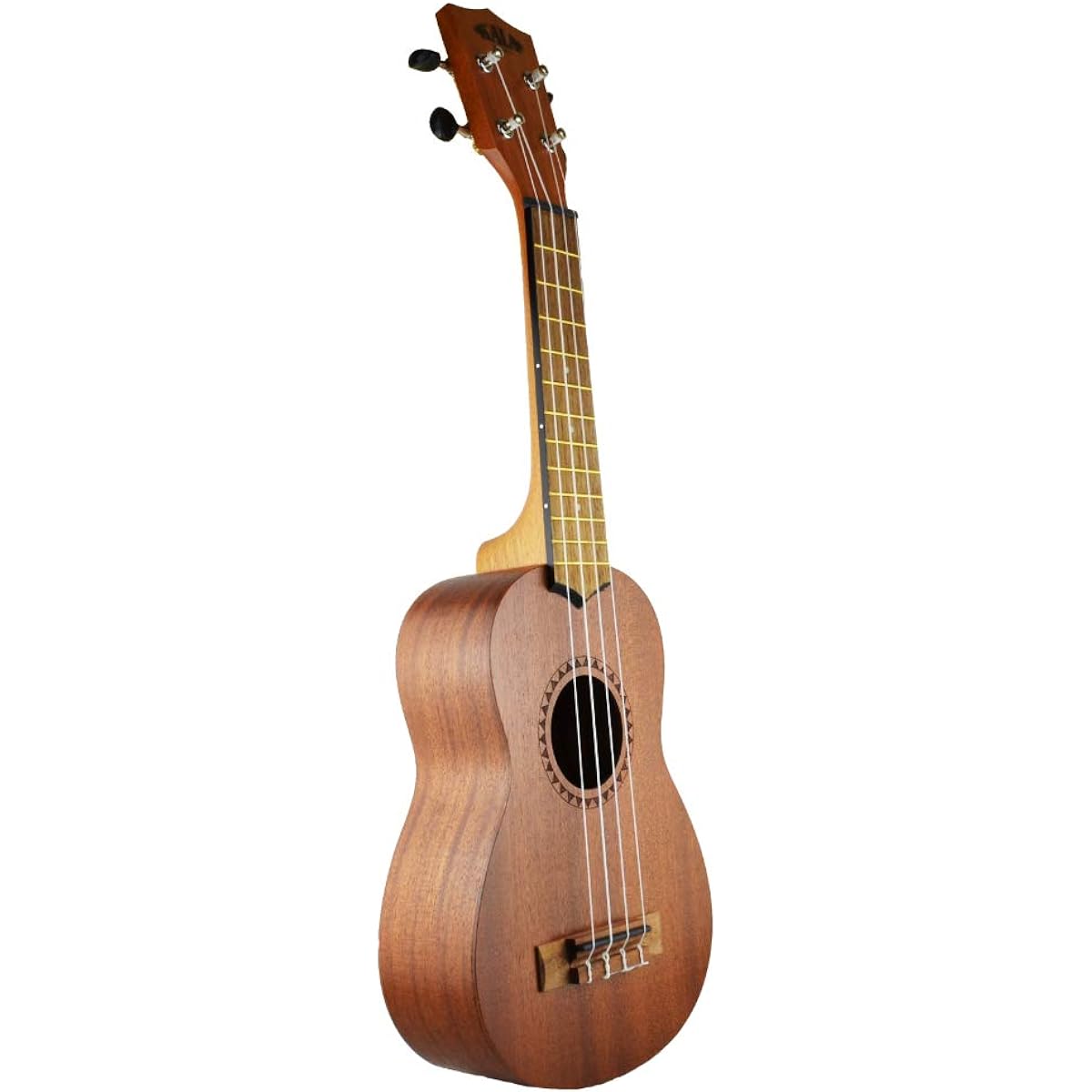 Kala Learn To Play Ukulele Soprano Starter Kit Online Lessons Tote Bag App & Book Set with Kala Tuner Lumintrail Polish Cloth