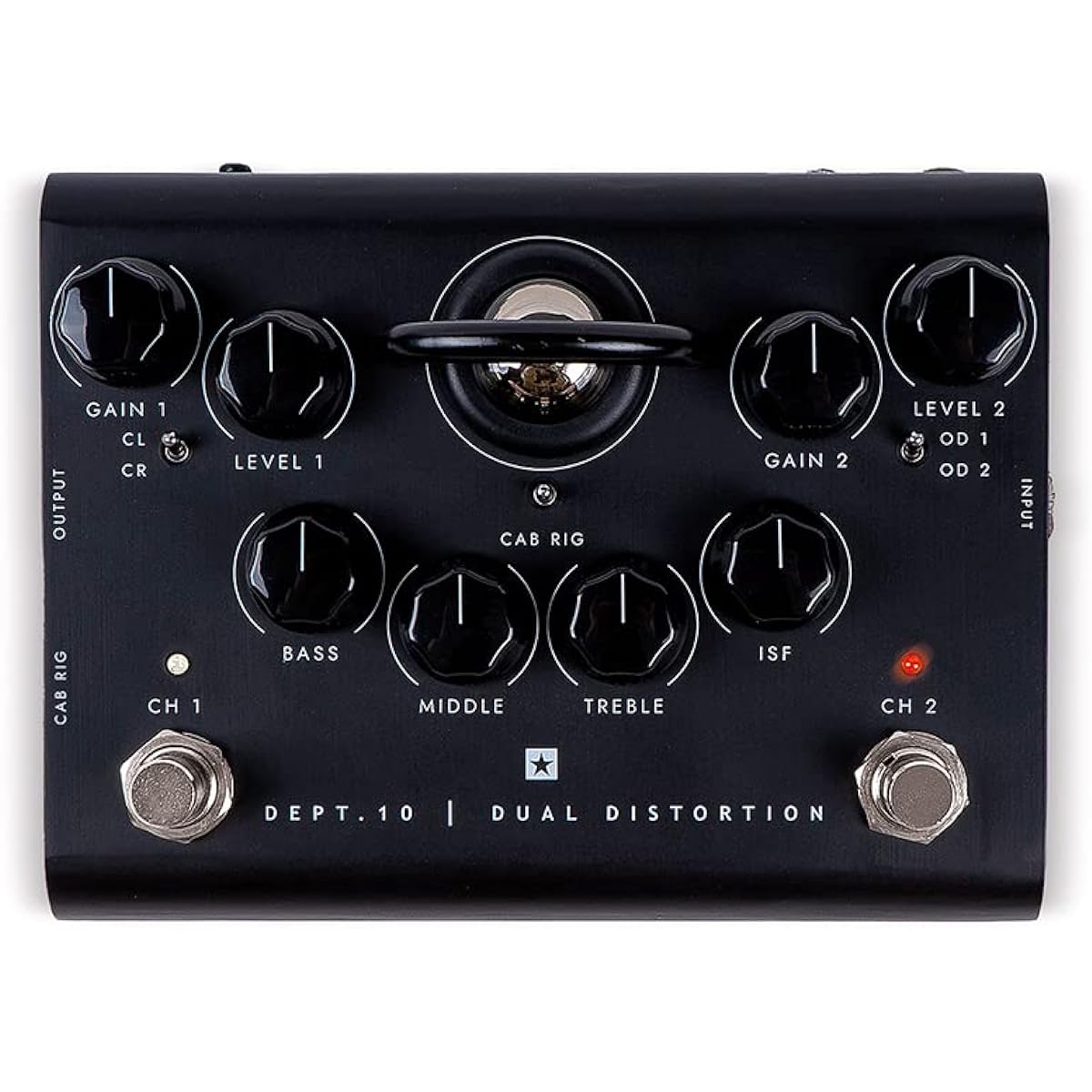 Blackstar Blackstar Guitar Effector Dual Distortion DEPT.10 DUAL DISTORTION Uses ECC83 triode vacuum tube