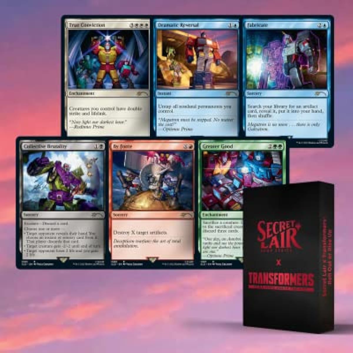 Magic: The Gathering Secret Rare Transformers Roll Out or Rise Up (Non-Foil Edition)