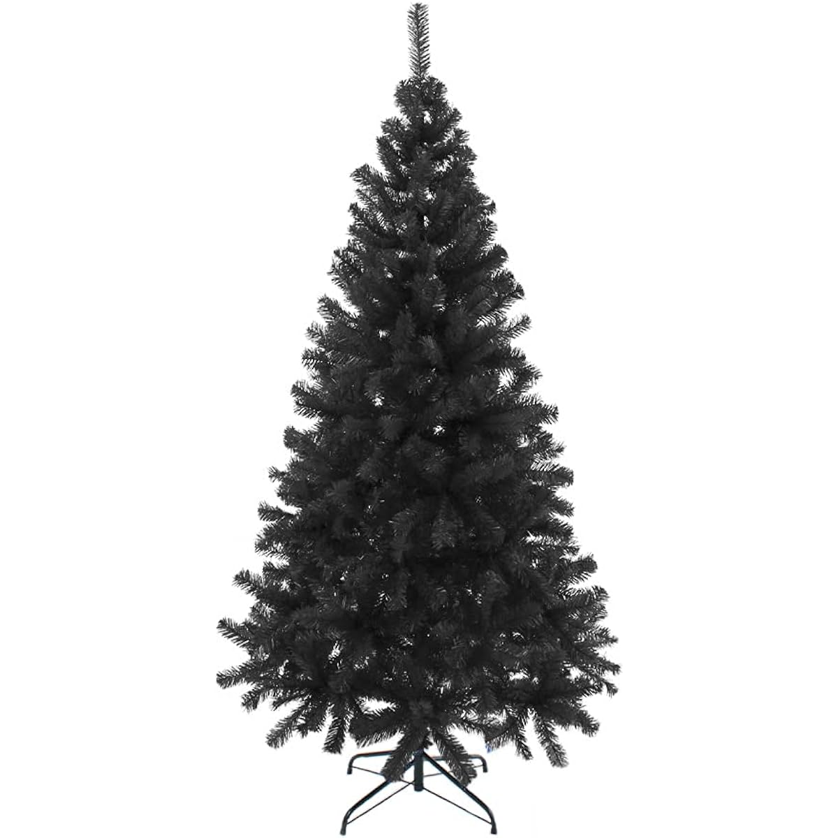 The Perfect PVC-6BLK 6ft PVC Christmas Tree 44; Black