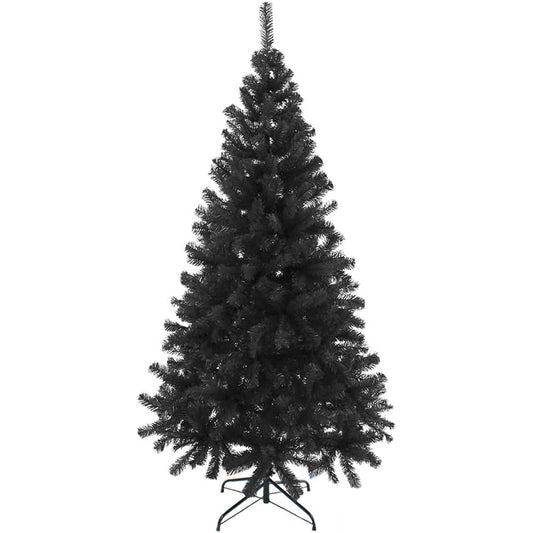 The Perfect PVC-6BLK 6ft PVC Christmas Tree 44; Black