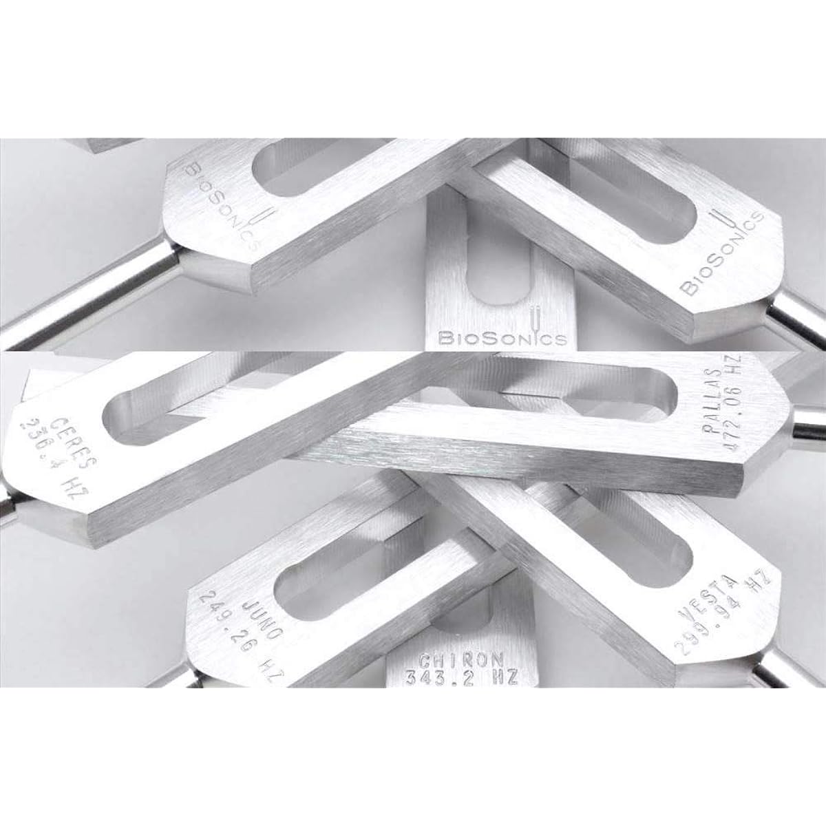 Asteroid Tuners, tuning forks, BIOSONICS Asteroid Tuners