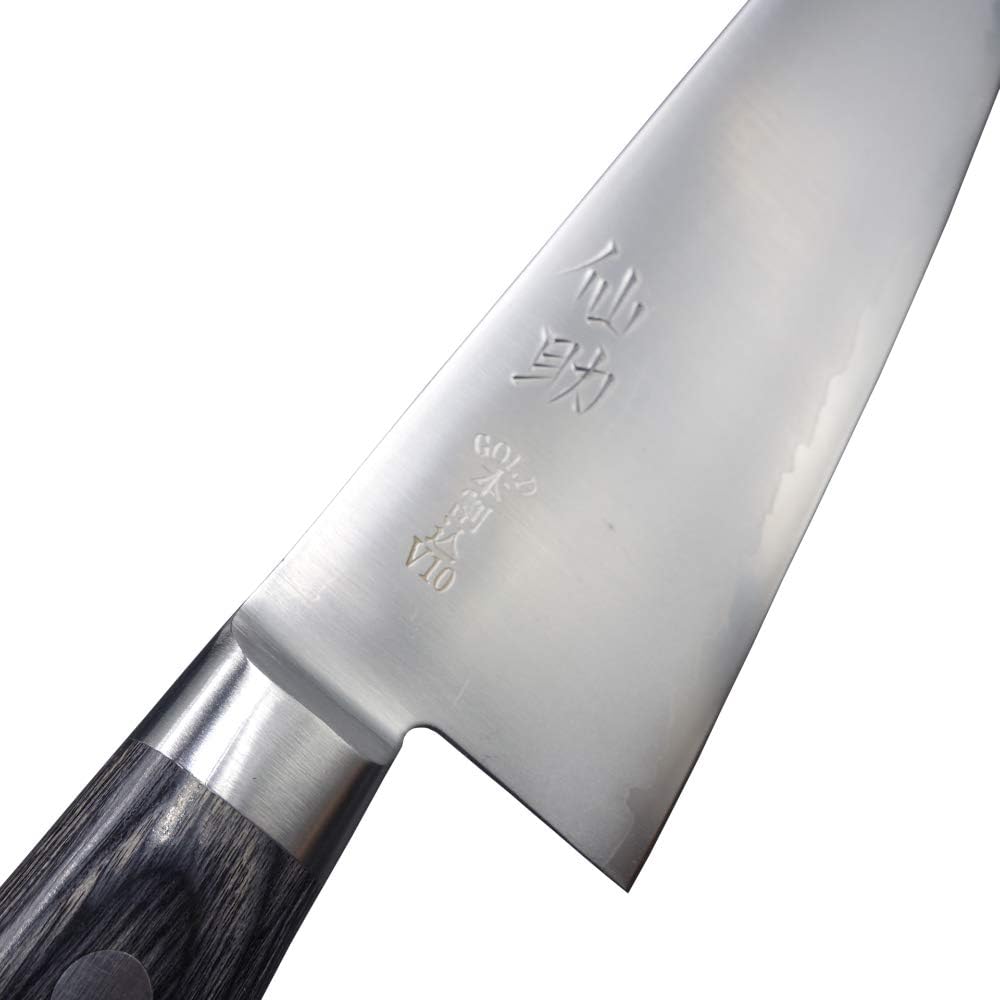 Sensuke Knife Santoku Knife VG10 165mm Gray Plywood Pattern