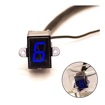 Speed Display Meter N-6 Speed Shift Clutch Motorcycle Gear Indicator Accessories Gauge Lever Universal Practical