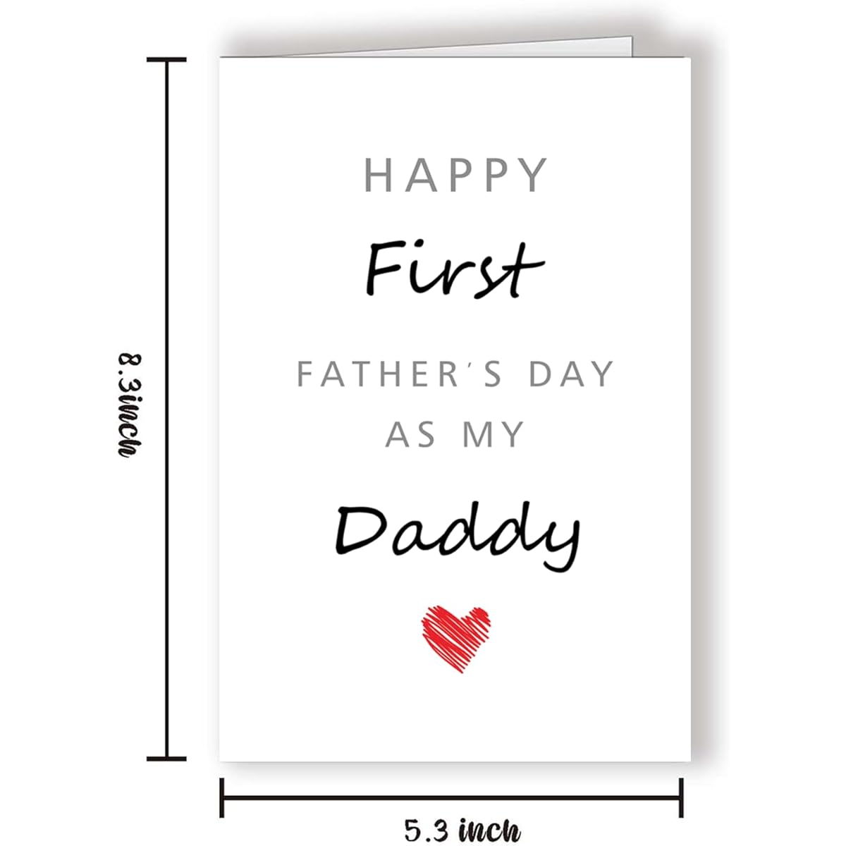 Longkado Sweet Happy First Father's Day for Dad, A wonderful celebration for Dad