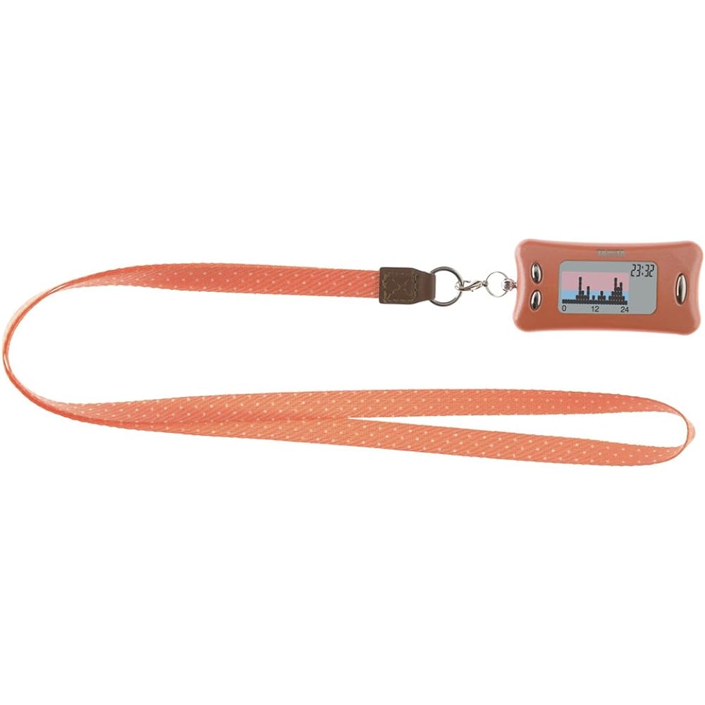 TANITA Activity Meter Calorhythm LADY plus Orange x Vanilla Pink AM-133-OR