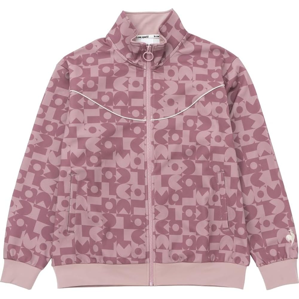 [Le Coq Sportif] Helanka Windproof Twill Jersey Print Jacket Thermal Stretch All-over Pattern Women's