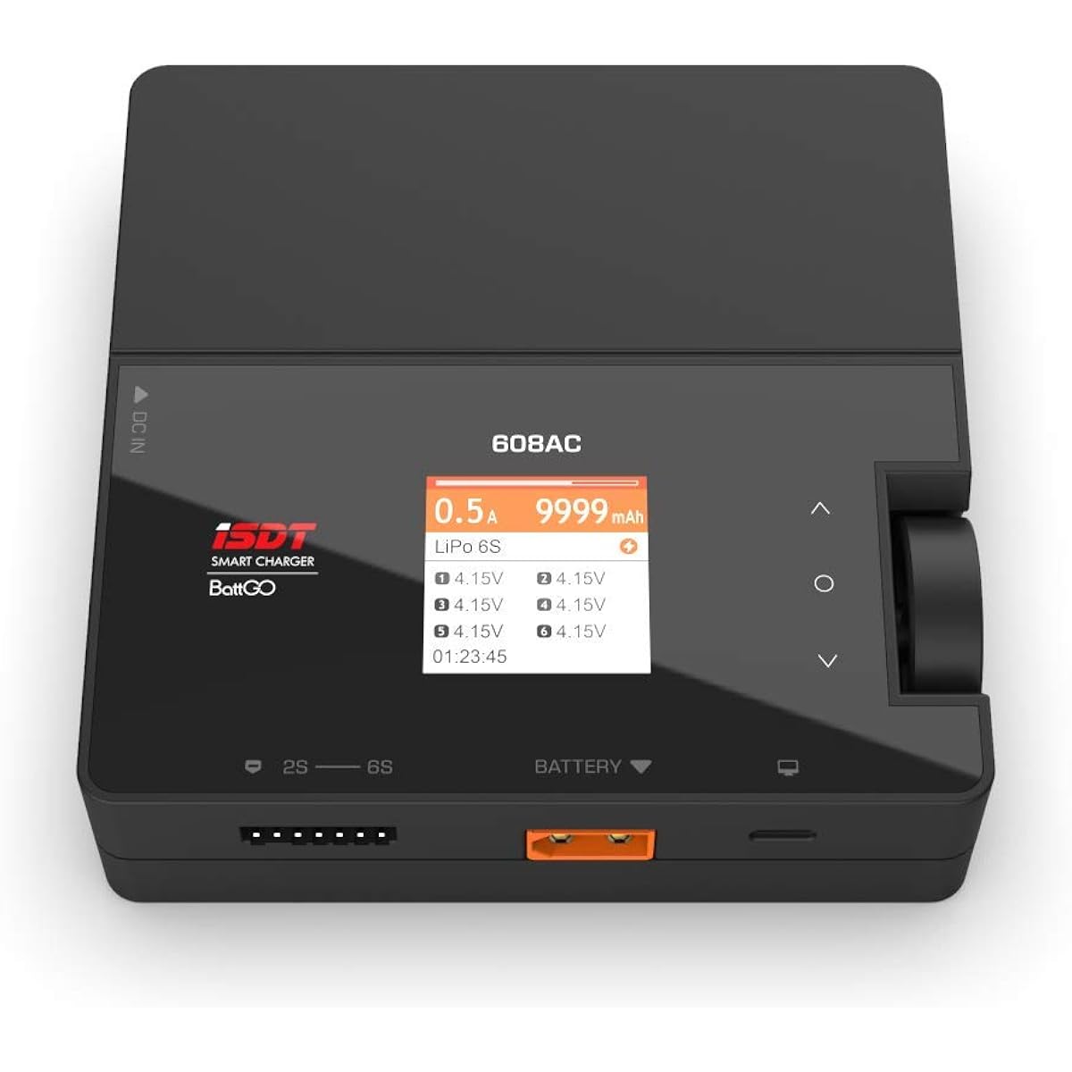 ISDT 608AC LiPo Battery Charger Discharger AC 50W DC 200W 8A 1-6S Li-ion Duo Balance Battery Charger NiCd NiMH LiHV PB Smart Battery