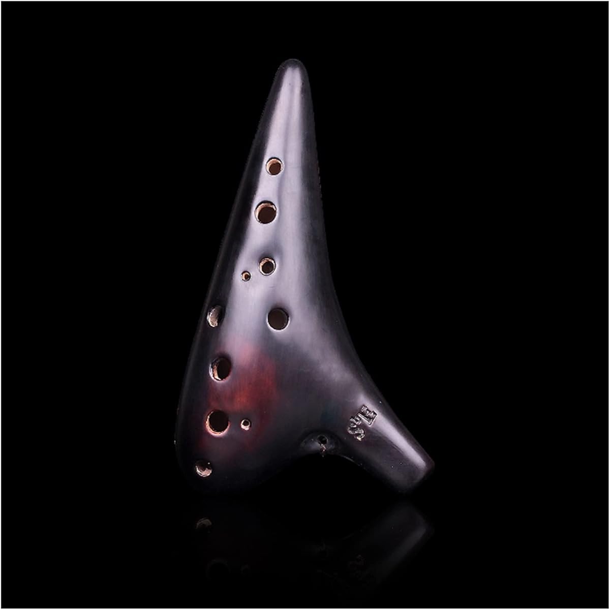 Smoked 12 Holes Treble E Drop Ceramic Ocarina Performance Level 12 Hole Ocarina Musical Instrument Ocarina Instrument