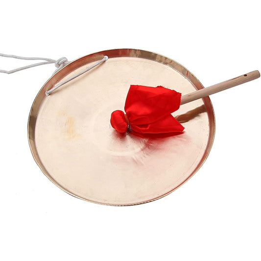 DOOKAA Gong, 27cm Gong - Feng Shui Gong Meditation Gong Percussion Instrument with Mallets Home Decoration Housewarming Gift (Color: 30cm, Size:)