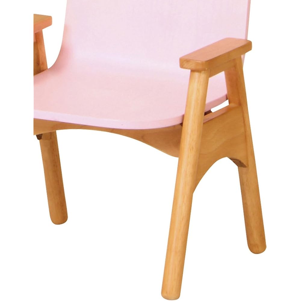 Hiroki Children's Stool Pink 37.5 x 32.5 x 50 (Seat: 25) cm