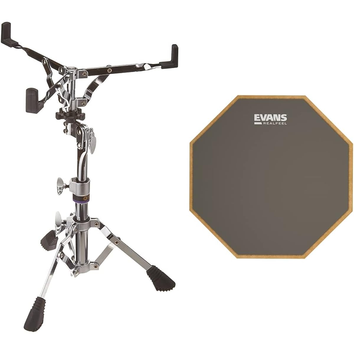 [Set purchase] Yamaha Snare Stand SS740A & EVANS Practice Pad 12" Speed Pad RF12G [Official Japanese Product]