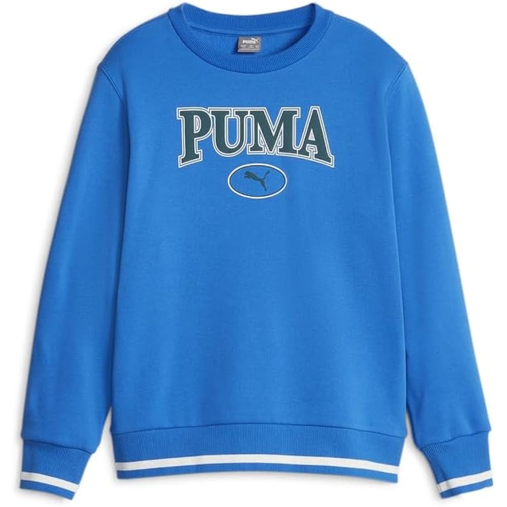 [PUMA] Fleece-lined sweatshirt SQUAD crew sweatshirt FL 678520 Boys