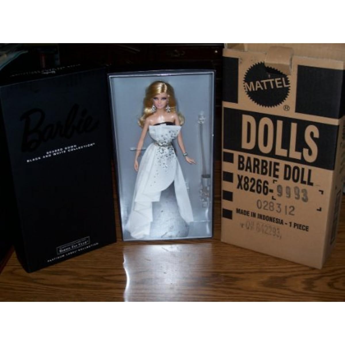 Barbie Platinum Label BFC Exclusive Beaded Gown compatible to Barbie Doll