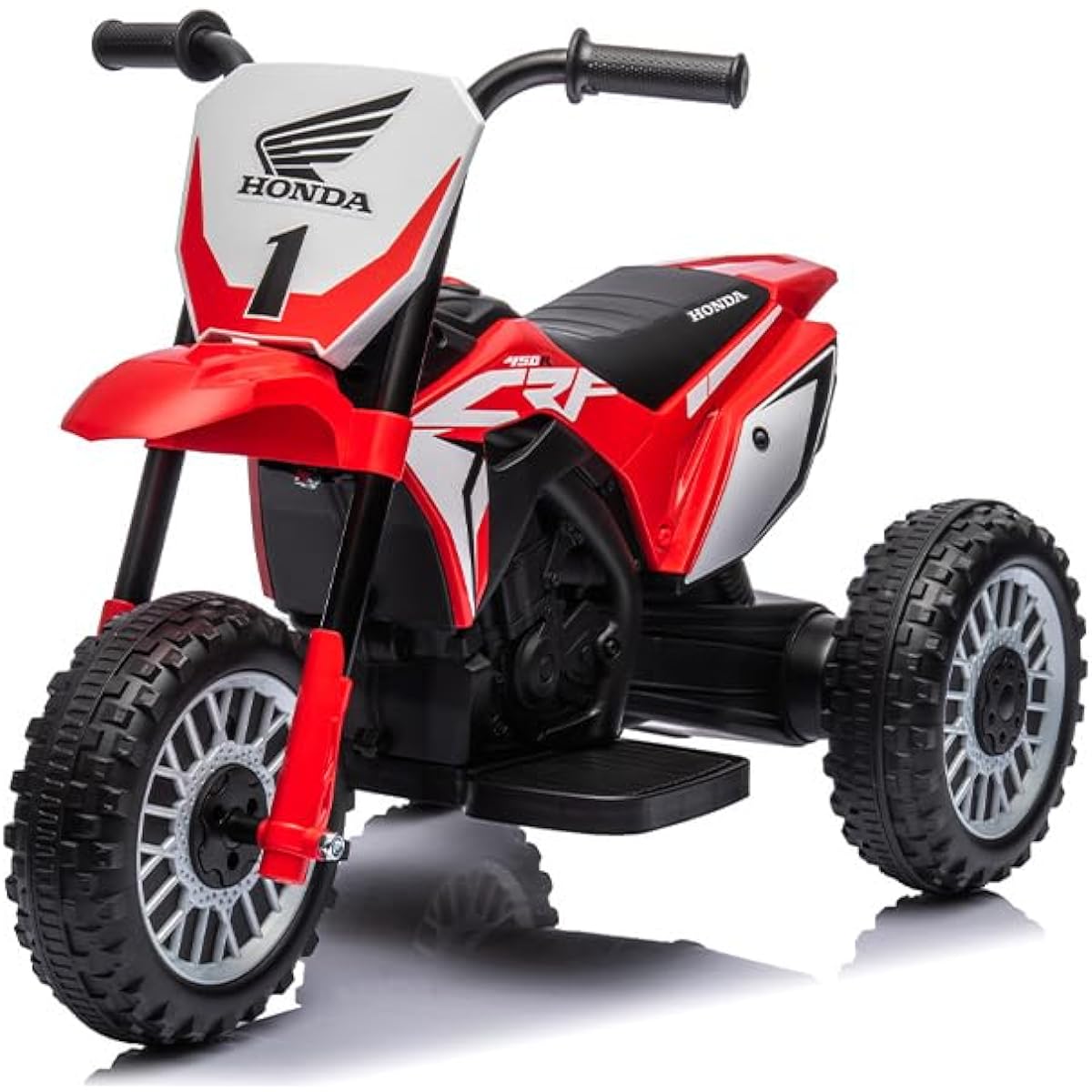Children's Electric Ride-On Toy Bike CRF450R Vehicle Toy Ride-On Toy [H5] (Red)