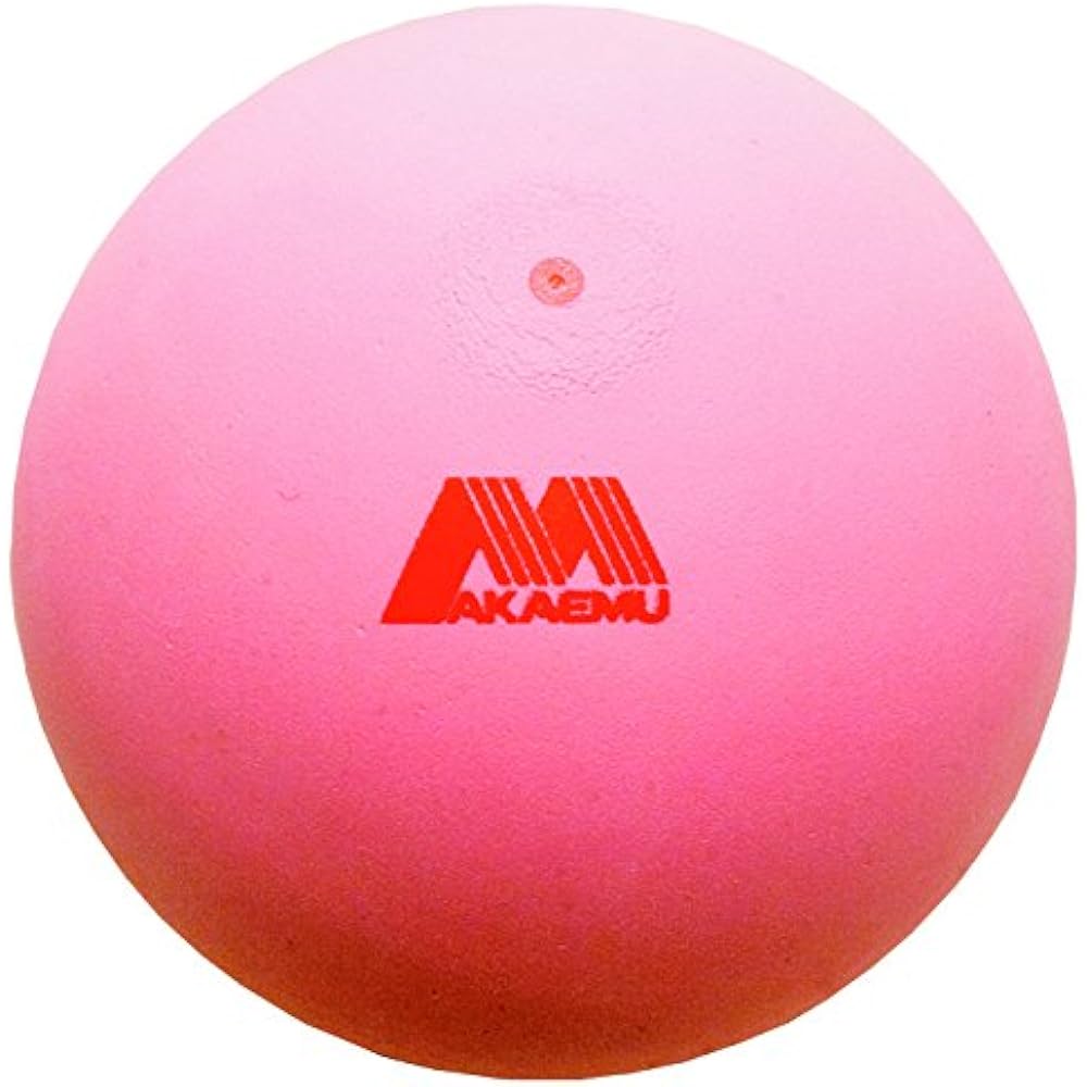 Lucent Akaem Ball (Official Standard Ball) Peach Red 1 Dozen (12 Pieces) M-30100 Peach Red