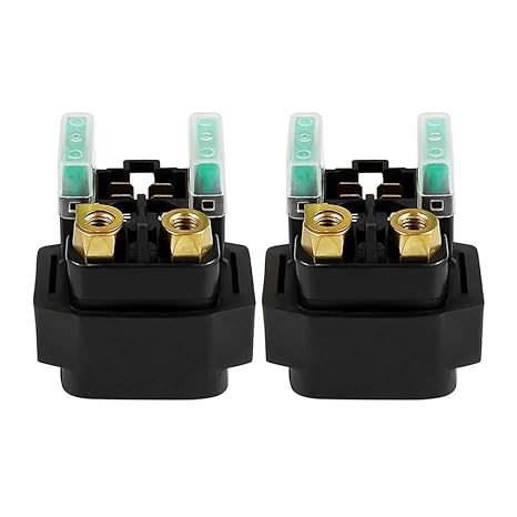 Motor Relay Yamaha Roadster XV 1600 1700 Raider 1900 Dragster XVS 125 250 400 Vstar 650 1100 XVZ 1300 Bike Starter Relay (Color : 2 pcs)