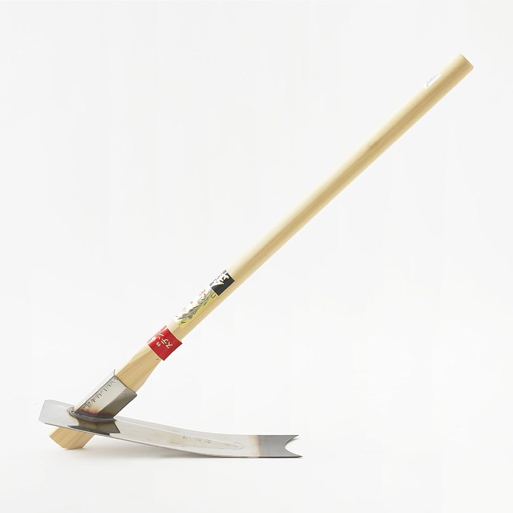 Ichihime stainless steel hoe, Aizu type, round, made in Tsubame-Sanjo, made in Japan, made in Japan, with steel, Fukushima prefecture, Aizu region, stainless steel, rust resistant, easy to care for, fields, home gardens, agriculture