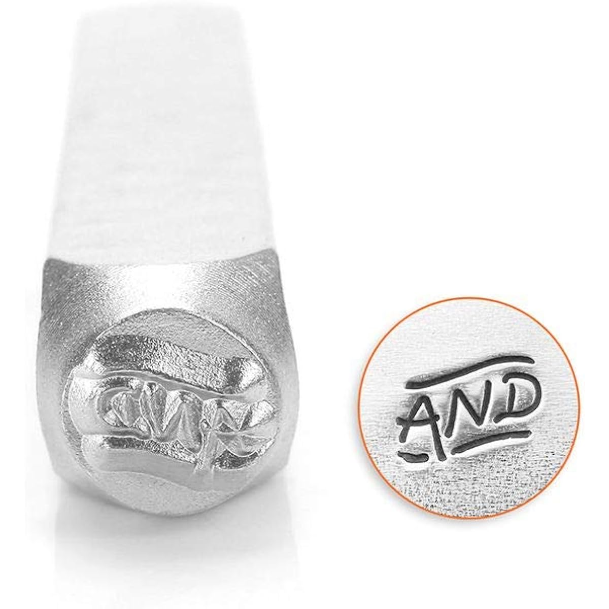 ImpressArt - "and" design metal stamp (6mm)