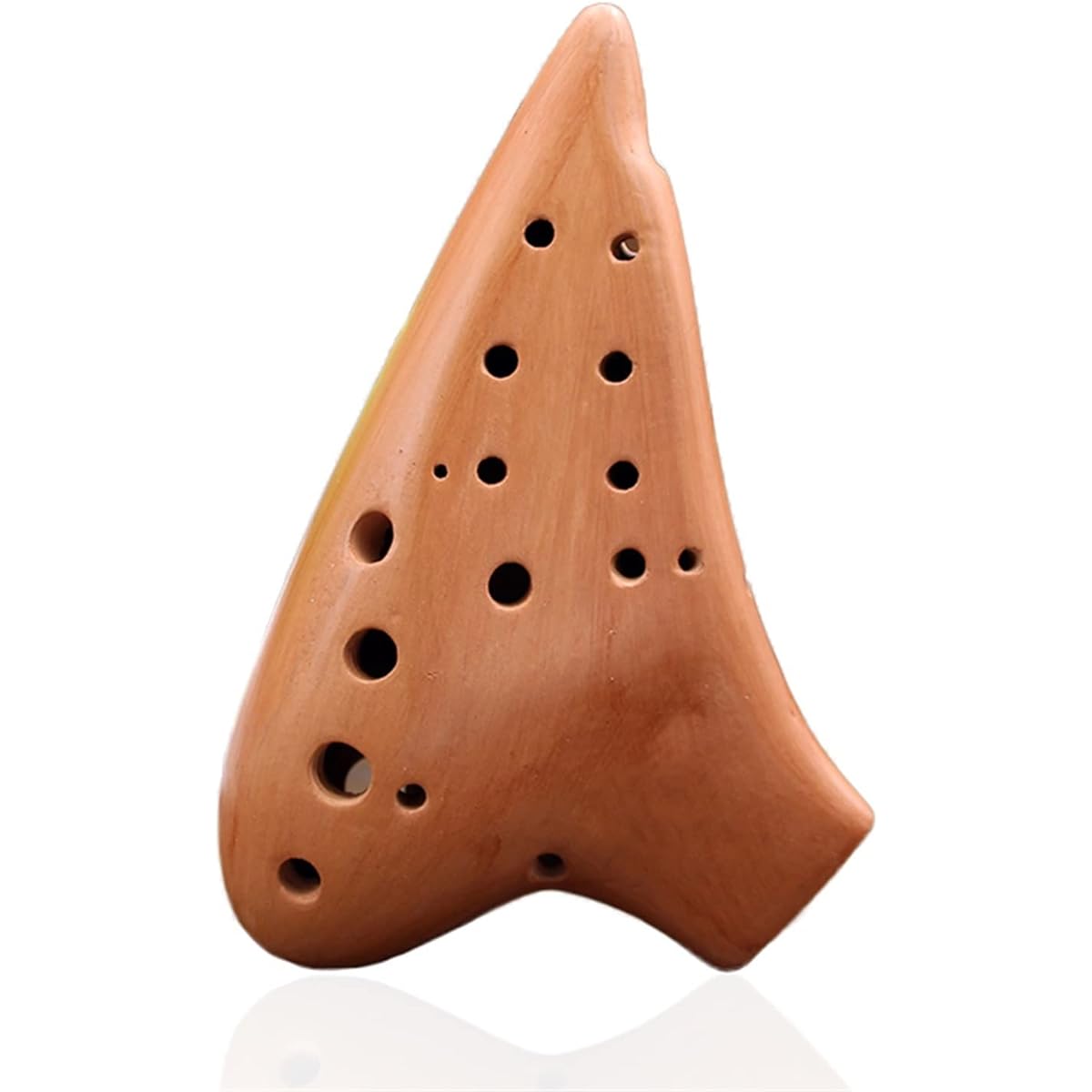 Student Double Pipe Ocarina AC Tuning Pipe Alto C Handmade Red Ocarina Musical Instrument Ocarina Instrument