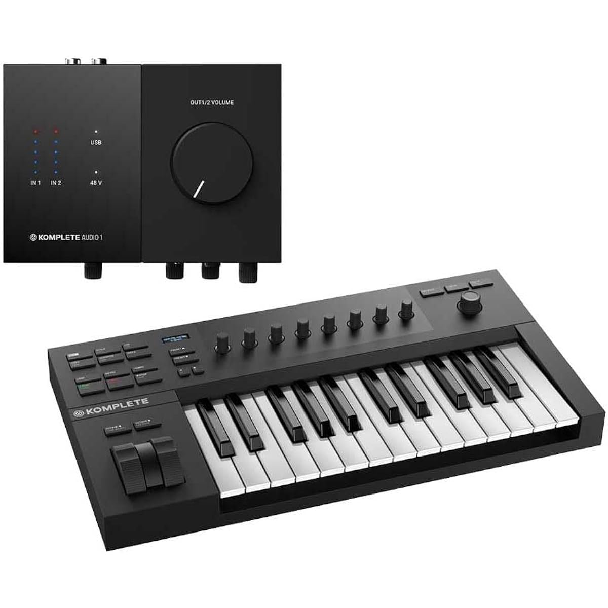 Native Instruments (NI) KOMPLETE AUDIO 1 + KOMPLETE KONTROL A25 Audio Interface Native Instruments