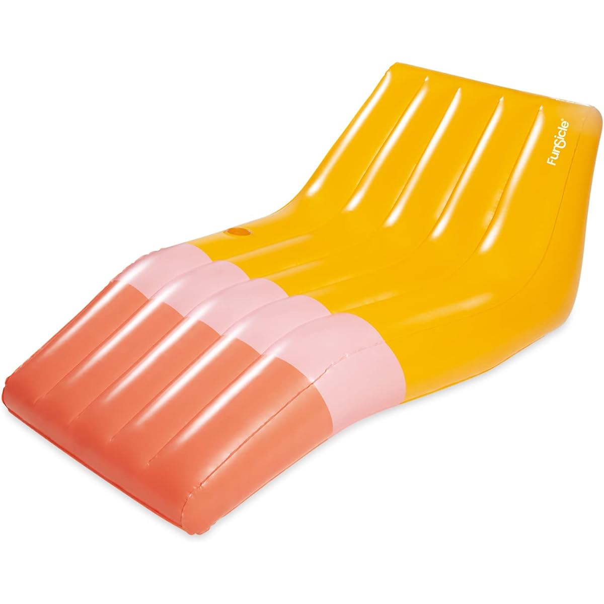 Summer Waves Happy Sleeper Lounge Chair Pool Float 70" x 41" x 28"
