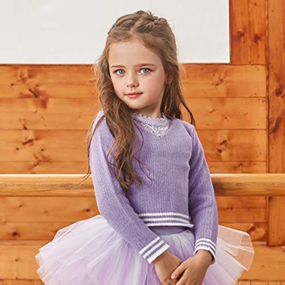 Manana ma25 Cachecoeur Sweater Ballet Kids Junior Adult Warm-up Thermal Wear