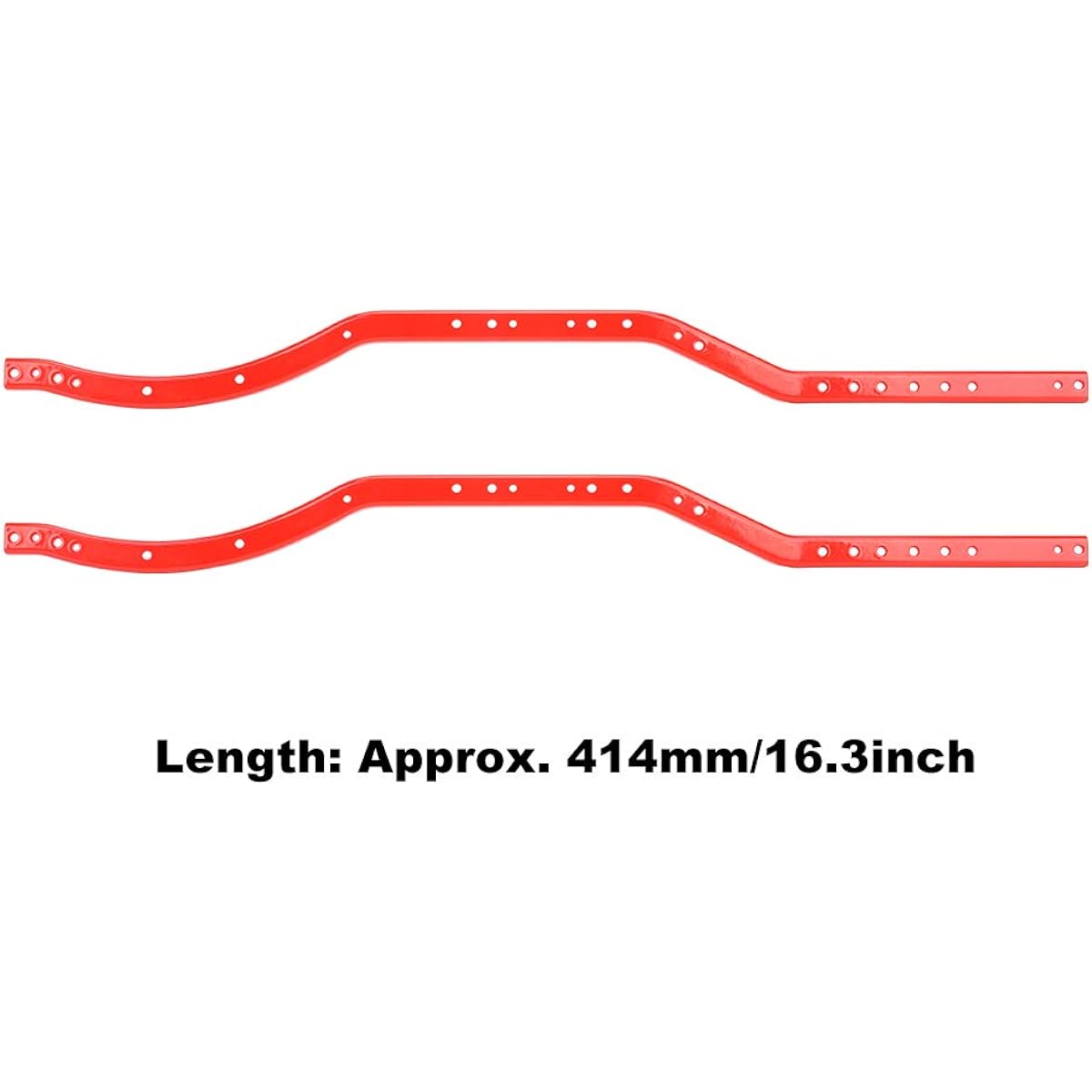 Vbest life Steel Chassis Frame Rail Left and Right RC Chassis Frame Rail RC Spare Parts Replacement for AXIAL SCX10 II 90046 90047 SCX10 90027
