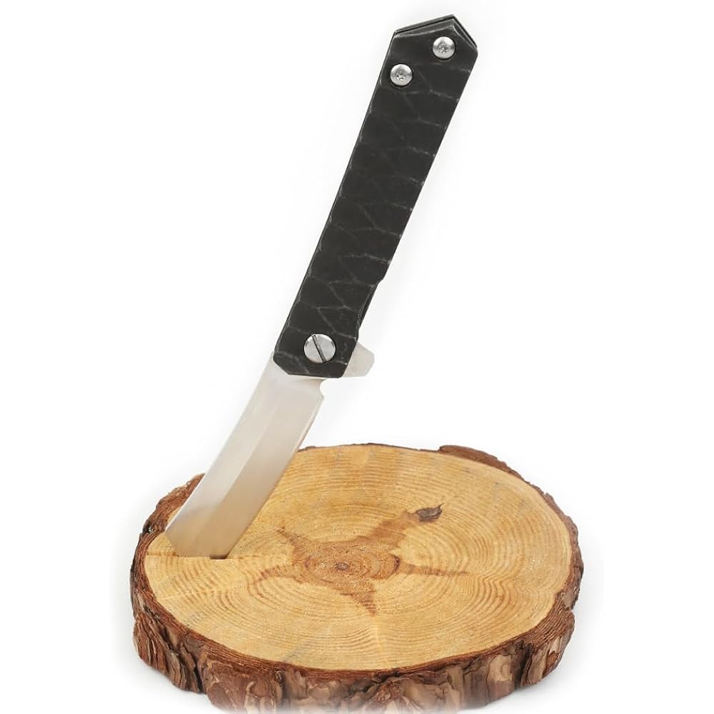 LAGERFEUER Japanese Sword Design Folding Knife Folding Knife (Razor Blade)