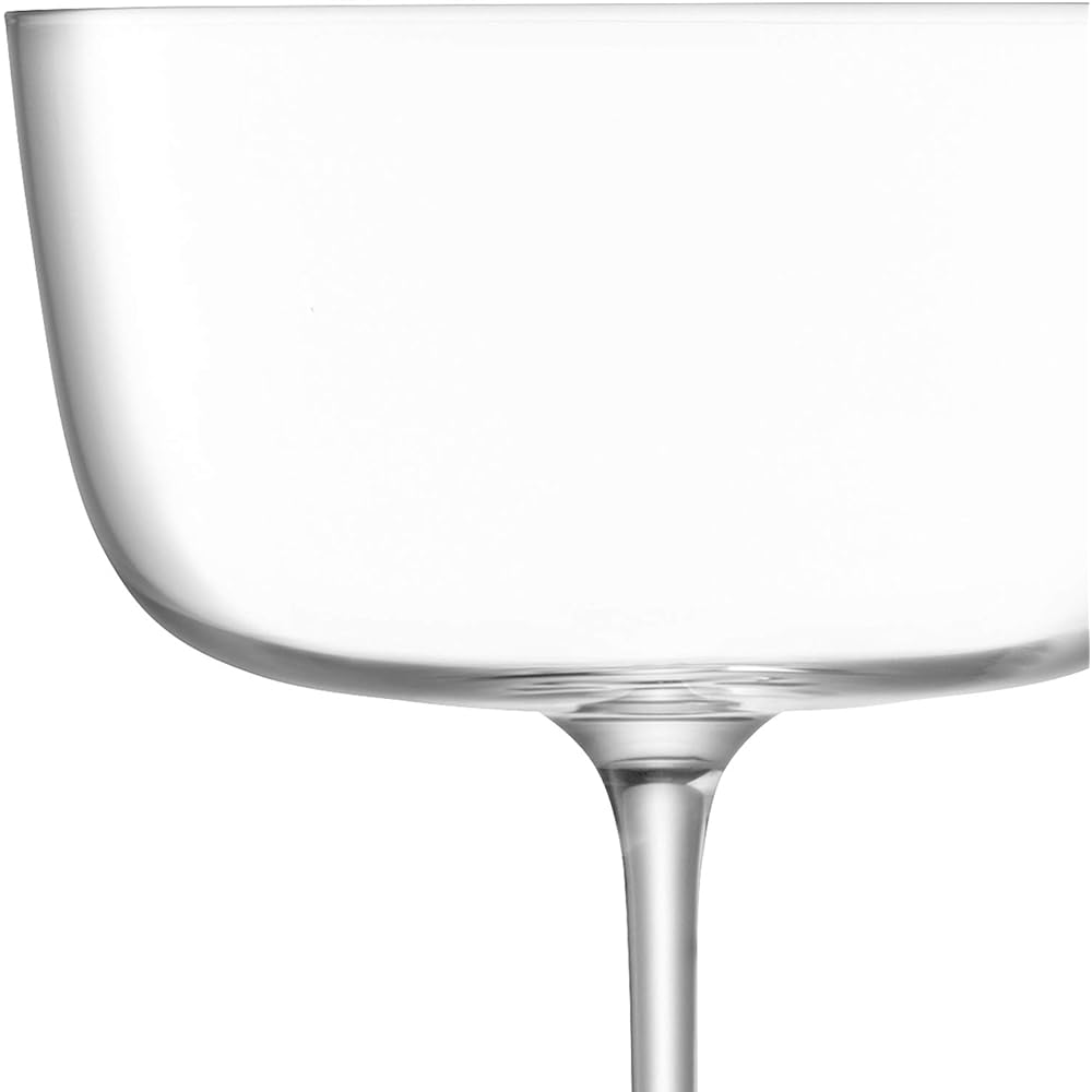 LSA Glass Borough Cocktail Saucer x 4 G1619-09-301